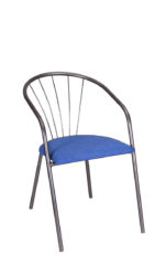 Židle s ocelovou konstrukcí
