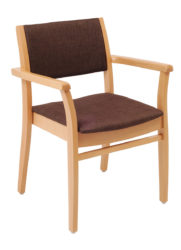 Židle s dřevěnou konstrukcí