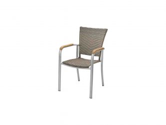 Židle s hliníkovou konstrukcí