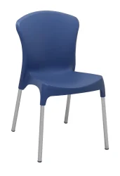 Židle s kovovou konstrukcí