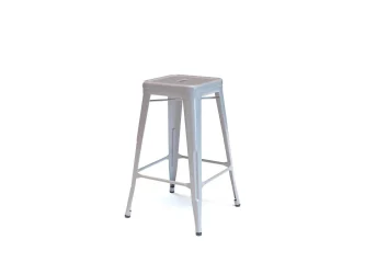 šedá barová židle