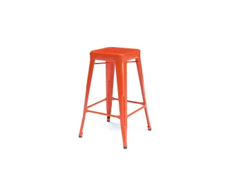 oranžová barová židle