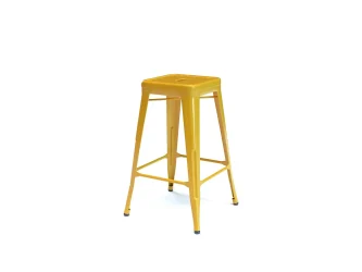 žlutá barová židle