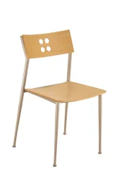 židle s kovovou podnoží