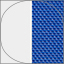 NA-Bianco konstrukce – modré čalounění