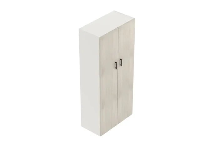 šířka 80 cm, 4 police, výška na 5 pořadačů, dvířka plná na výšku 5 pořadačů