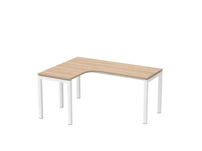 160x120 cm, E-kovové nohy, L-tvar, levý
