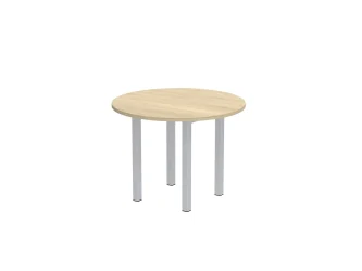 100 cm, E-kovové nohy, kruhový