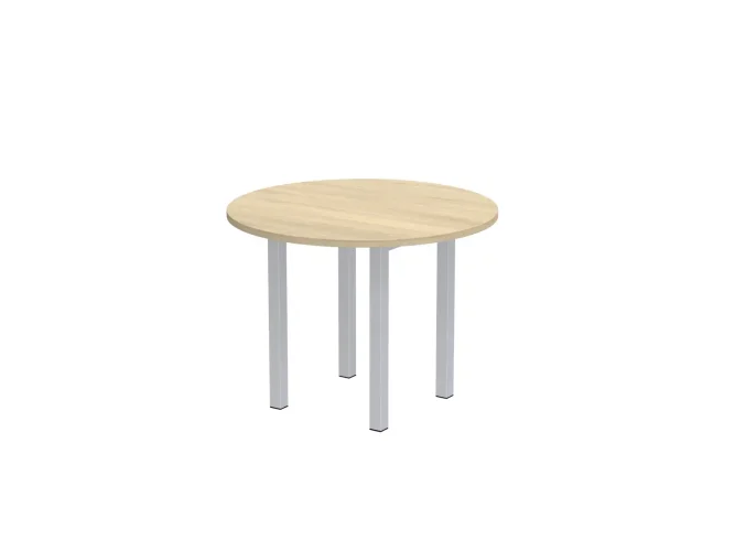 100 cm, E-kovové nohy, kruhový