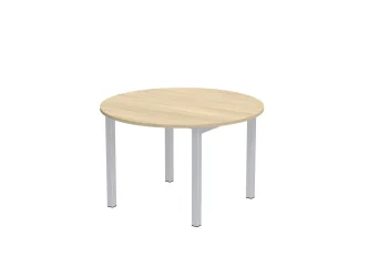 120 cm, E-kovové nohy, kruhový