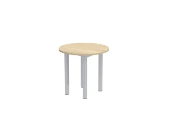 80 cm, E-kovové nohy, kruhový