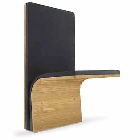 Uchycení k podlaze i stěně, pohodlný čalouněný sedák a opěradlo