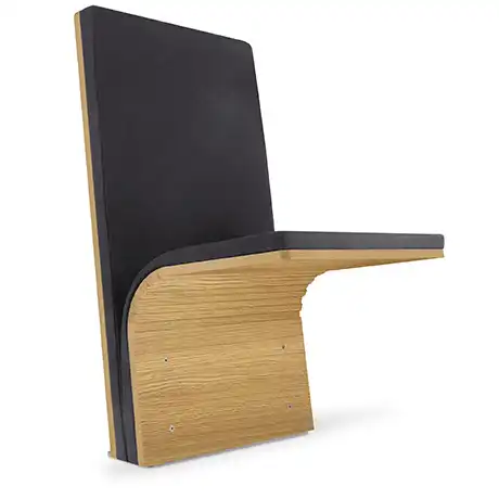 Uchycení k podlaze, pohodlný čalouněný sedák a opěradlo