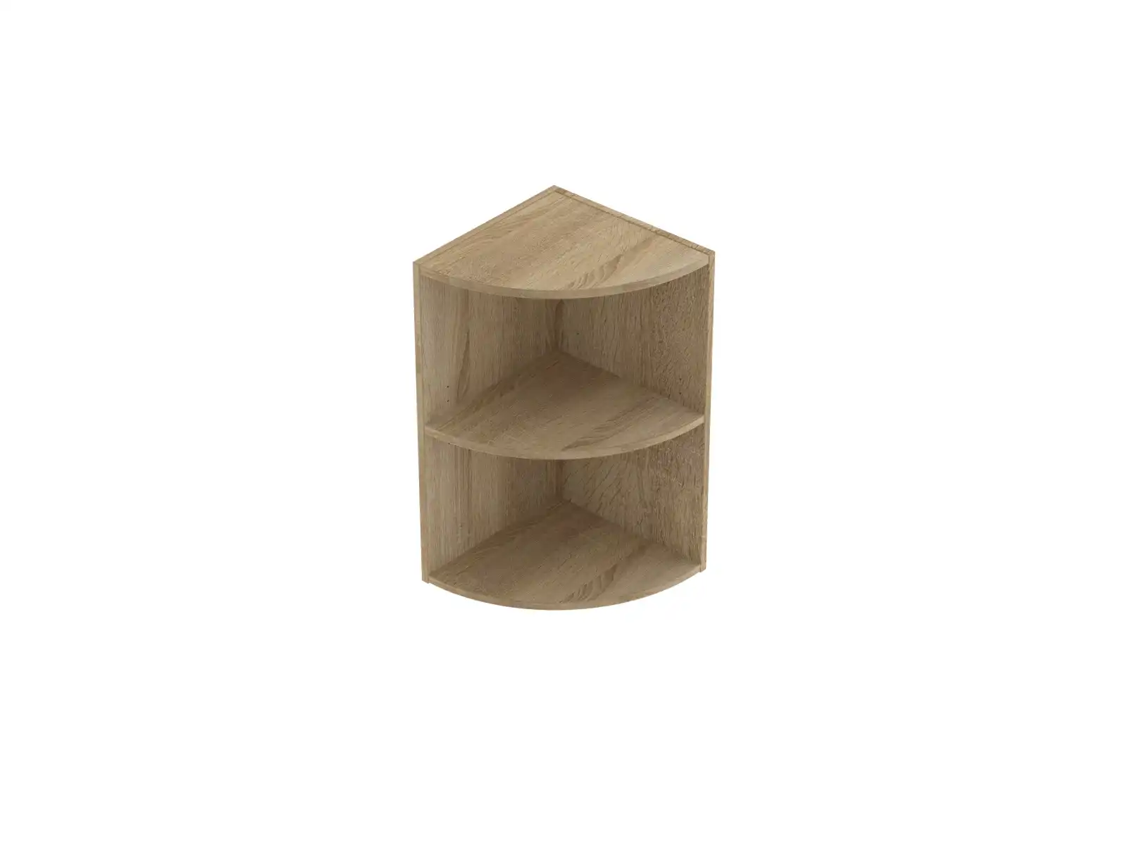 šířka 40 cm, 1 police, rohová, otevřená