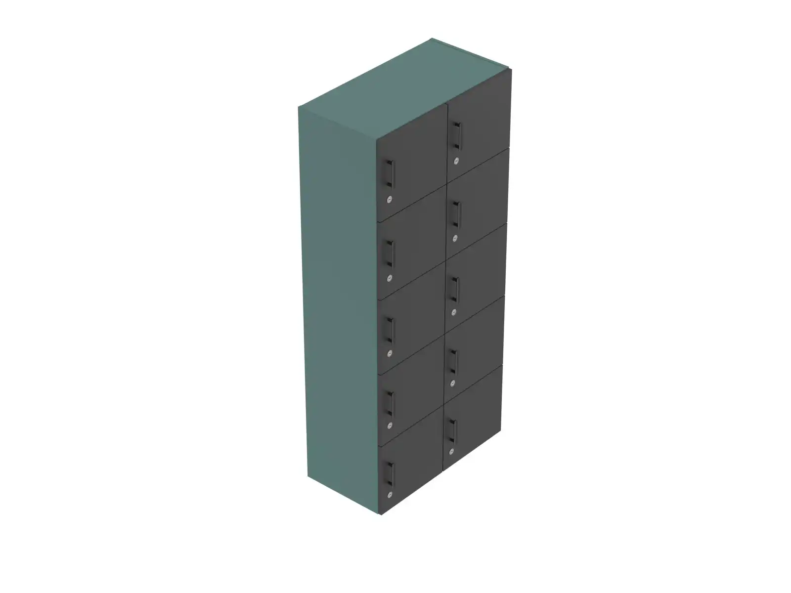 šířka 80 cm, výška na 5 pořadačů, 10 dvířek