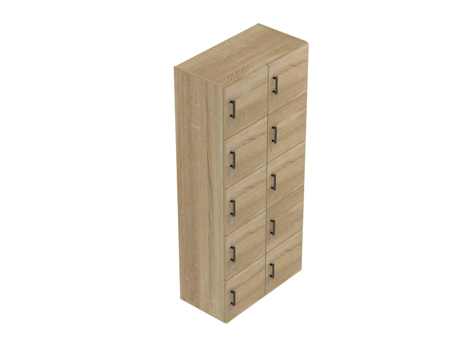 šířka 80 cm, výška na 5 pořadačů, 10 dvířek