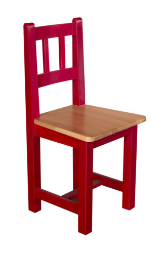 Balu – židle s dřevěnou konstrukcí pro mateřské školky