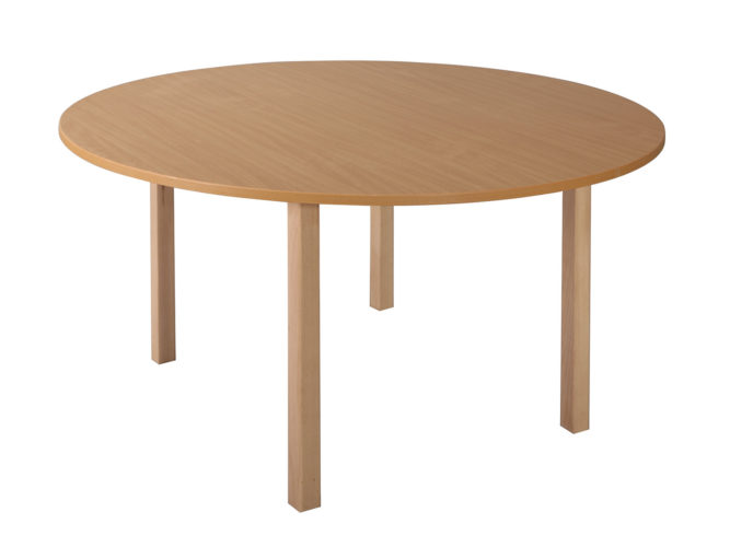 Pohádkový kruhový stůl s dřevěnou konstrukcí - 120 cm