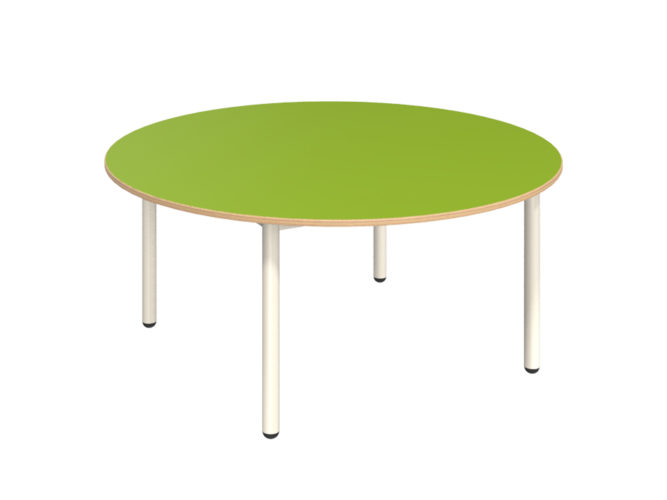 Pohádkový kruhový stůl s dekoritovým povrchem - 120 cm