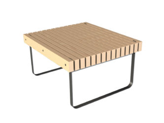 SimpliCity stůl, dvoumístná lavička