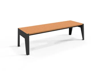 3 místná, venkovní lavička bez opěradla