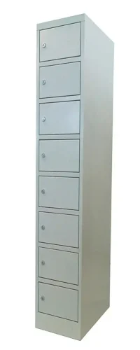skříň s osmi přihrádkami