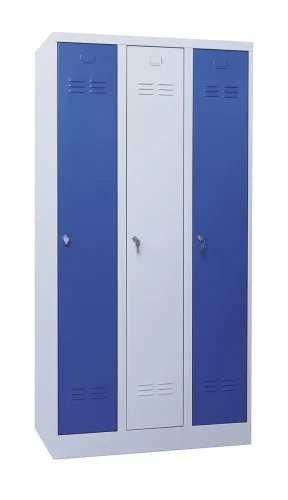 trojmístná, s vysokými dvířky, kovová