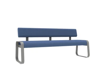 s opěradlem, š. 180 cm