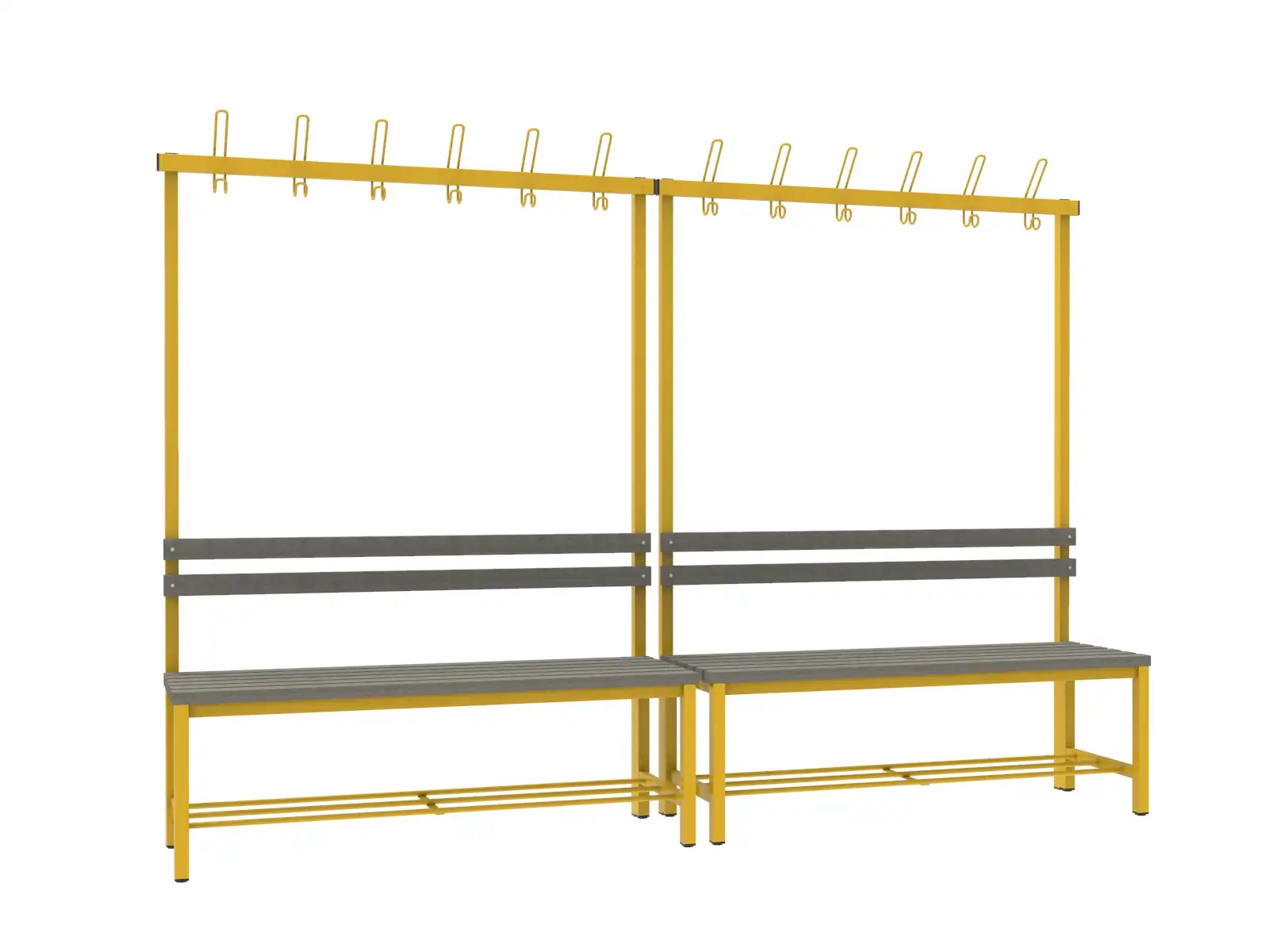 WPC latě, 120 cm široký sedák