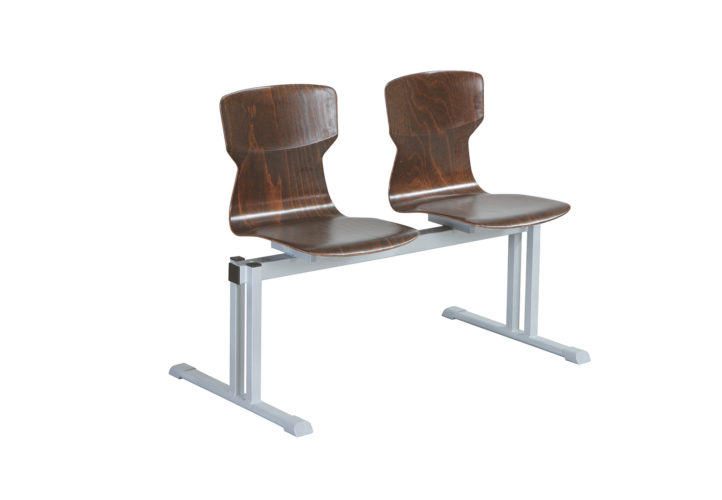 Soliwood dvojmístná řadová židle (lavička)