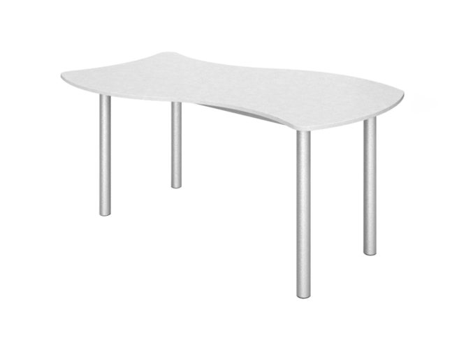 obdélníkový stůl, nastavitelný, laminovaný