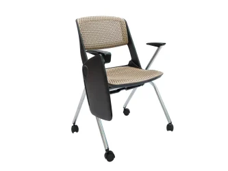 na kolečkách, s deskou na psaní