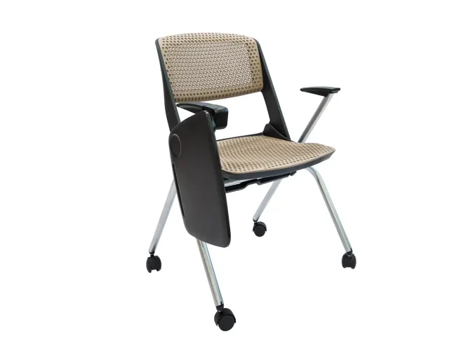 na kolečkách, s deskou na psaní