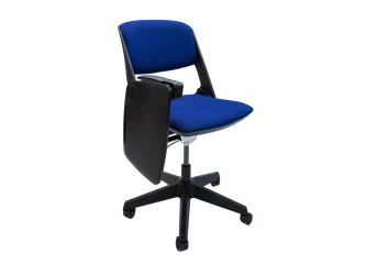na kolečkách, s deskou na psaní, čalouněná, výškově nastavitelná