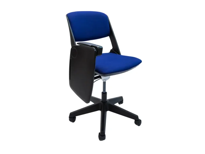 na kolečkách, s deskou na psaní, čalouněná, výškově nastavitelná