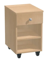 noční stolek na kolečkách