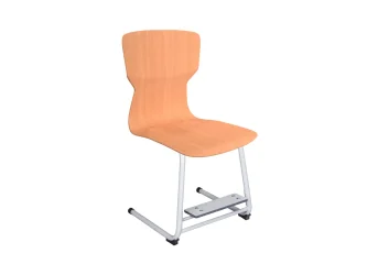 Soliwood židle s podnožkou