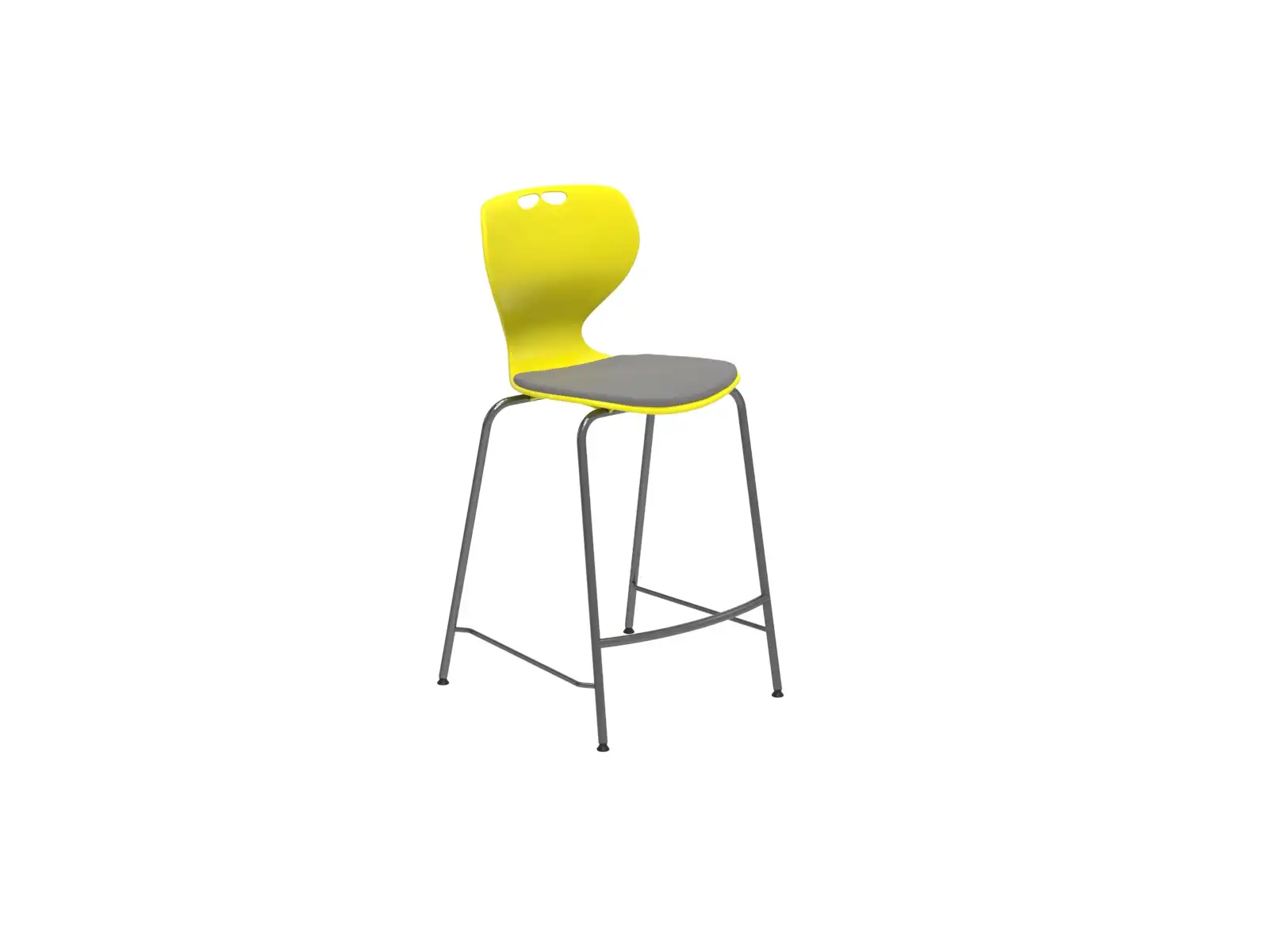 výška sedu 65 cm, čalouněný sedák