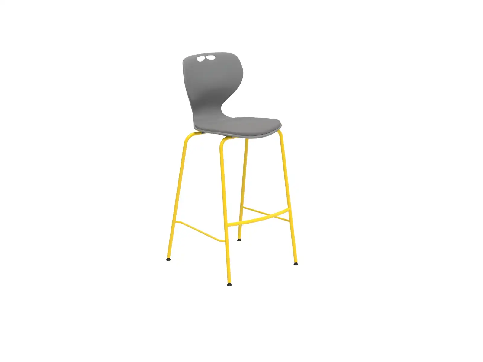 výška sedu 75 cm, čalouněný sedák