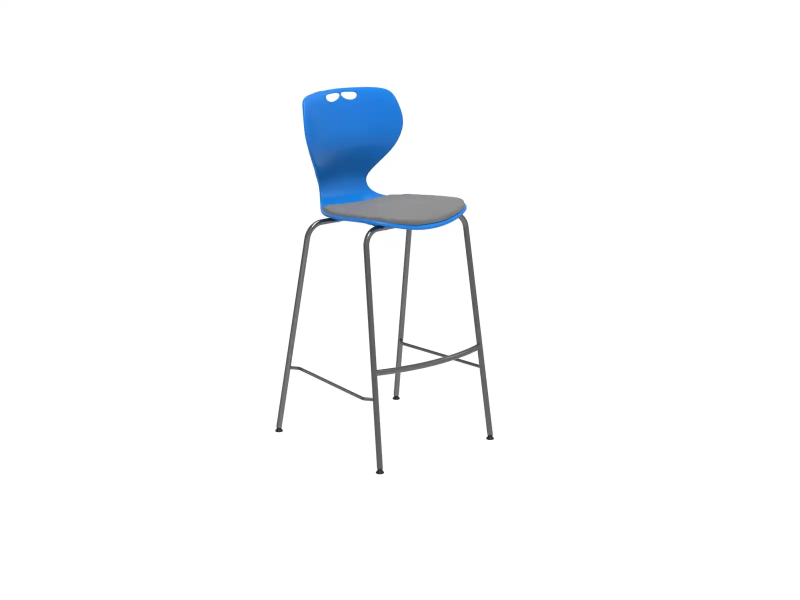 výška sedu 75 cm, čalouněný sedák